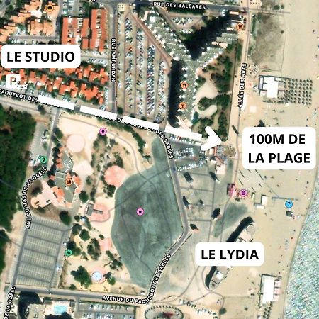 Appartement A 100M De La Plage - Terrasse & Parking Prive Le Barcares Exterior photo