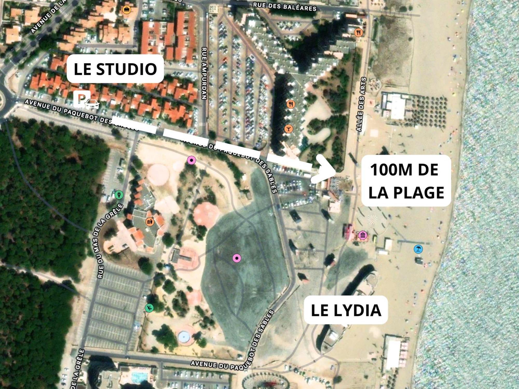 Appartement A 100M De La Plage - Terrasse & Parking Prive Le Barcares Exterior photo